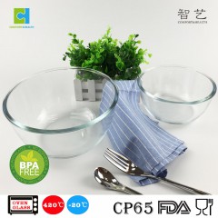 CHSLW Round borosilicate glass bowl salad bowl